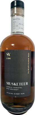 Musketeer 2021 Single Varietal Rye Whisky 47% 750ml