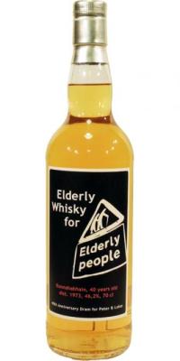 Bunnahabhain 1973 UD Elderly Whisky for Elderly People Refill Butt 46.2% 700ml