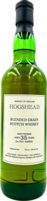 Blended Grain Scotch Whisky 1987 Hhd 2nd Fill Barrel 55.1% 700ml