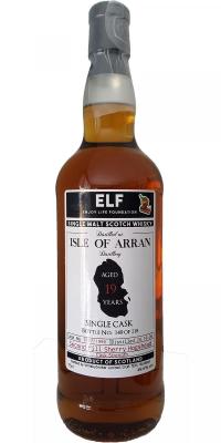 Arran 1996 WhB 2nd Fill Sherry Hogshead 1657 1996 Enjoy Life Foundation 49.6% 750ml