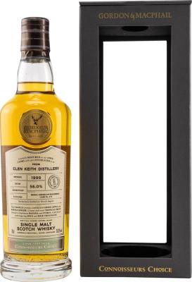 Glen Keith 1999 GM Connoisseurs Choice Cask Strength Refill American Hogshead #114 56% 700ml