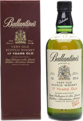 Ballantine's 17yo Duty Free 43% 750ml