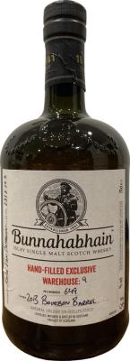 Bunnahabhain 2013 Warehouse 9 Hand-Filled Exclusive Bourbon Barrel 56.8% 700ml