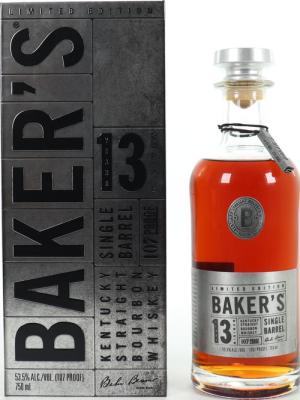 Baker's 13yo Limited Edition Single Barrel #267818 53.5% 750ml