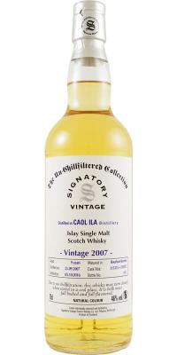 Caol Ila 2007 SV The Un-Chillfiltered Collection Bourbon Barrels 315335 + 315337 46% 700ml