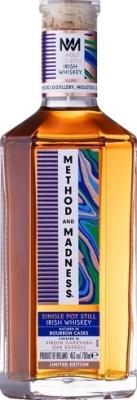 Method and Madness Single Pot Still Irish Whisky Finished in Virgin Garryana Oak Barrels Ex-Bourbon Virgin Garryana Oak Barrel 46% 700ml