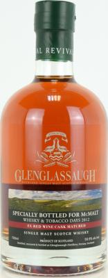 Glenglassaugh Whisky & Tobacco Days 2012 Ex-Red Wine Cask McMalt 59.9% 700ml
