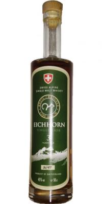 Telser Eichhorn Swiss Alpine Single Malt Whisky Pinot Noir #150 for Roman Muller Breil 45% 500ml