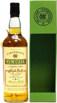 Springbank 2001 CA Wood Range Rum Cask 57.1% 700ml