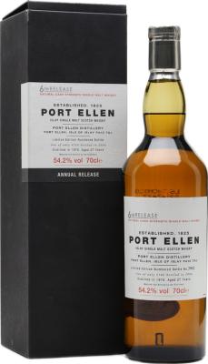 Port Ellen 1978 6th Release Diageo Special Releases 2006 27yo 54.2% 700ml