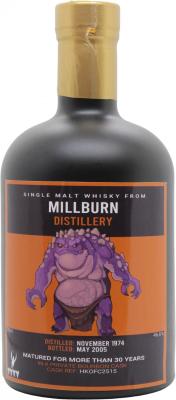 Millburn 1974 UD Bourbon Cask HKOFC2515 Private Bottling 46.6% 700ml