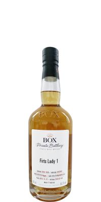 Box 2014 Firts Lady 1 Private Bottling Hungarian oak 2014-1618 63% 500ml