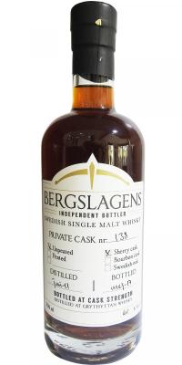 Bergslagens 2011 Ber Private Cask #138 60% 700ml