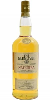 Glenlivet 16yo Nadurra American Oak Bourbon Travel Retail 48% 1000ml