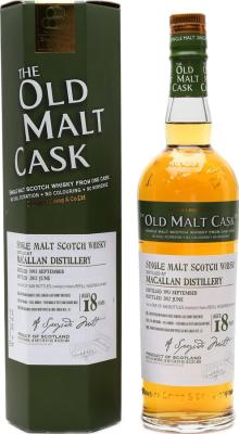 Macallan 1993 DL Old Malt Cask 18yo Refill Hogshead 50% 700ml