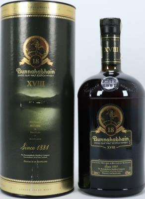 Bunnahabhain XVIII 43% 1000ml