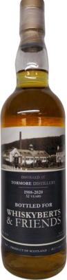 Tormore 1988 UD Whiskyberts & Friends Bourbon Hogshead 48.2% 700ml