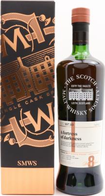 Glenallachie 2008 SMWS 107.10 a fortress of darkness 8yo Refill Sherry Butt 65.4% 700ml