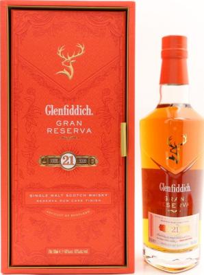 Glenfiddich 21yo Gran Reserva Reserva Finish 40% 700ml