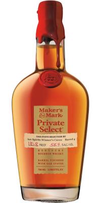 Maker's Mark Private Select Oak Stave Selection 4 Ace Spirits Winner's Cuvee 55.4% 750ml