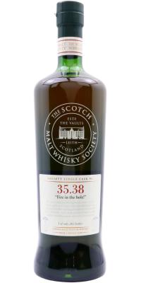 Glen Moray 9yo SMWS 35.38 Fire in the hole 2nd Fill Ex-Chardonnay Cask 60% 700ml