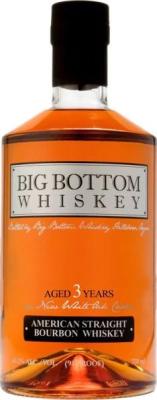 Big Bottom 3yo American Straight Bourbon Whisky New White Oak Casks 45.5% 750ml