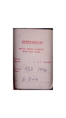 Glenfarclas 1994 Duty Paid Sample 933 55.8% 500ml