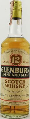 Glenburn 12yo JAB Highland Malt 43% 750ml