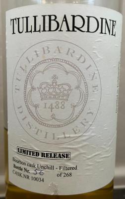 Tullibardine 1993 for Drinks De Clercq bourbon cask drinks De Clercq 55.6% 700ml