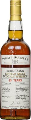 Springbank 23yo PBC Oloroso Sherry Finish #100118 50.7% 750ml