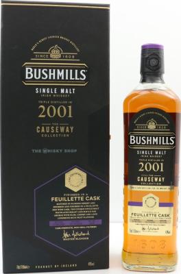 Bushmills 2001 The Causeway Collection Feuillette Cask 49% 700ml