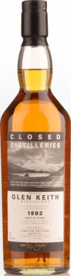 Glen Keith 1992 PDA Closed Distilleries 59.1% 700ml