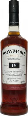 Bowmore 15yo Bourbon Barrel + Oloroso Sherry Cask Finish 43% 700ml