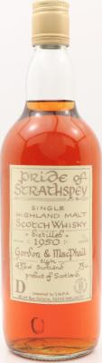 Pride of Strathspey 1950 GM 43% 750ml