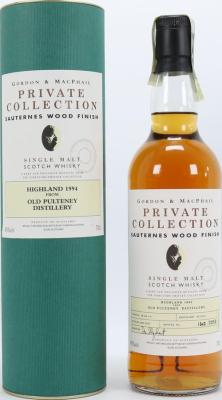 Old Pulteney 1994 GM Private Collection Sauterness Finish 06/125 1-5 45% 700ml