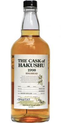 Hakushu 1998 The Cask of Hakushu White Oak Hogshead CD40737 57% 700ml