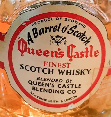 Queen's Castle A Barrel o Scotch 43% 750ml