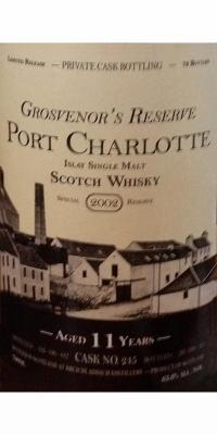 Port Charlotte 2002 Grosvenor's Reserve 245 63.6% 700ml