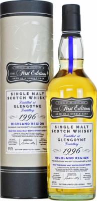 Glengoyne 1996 ED The 1st Editions Refill Hogshead HL 12172 48.2% 700ml