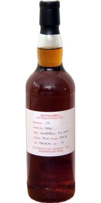 Longrow 2006 Duty Paid Sample For Trade Purposes Only Fresh Sherry Hogshead Rotation 586 55.8% 700ml