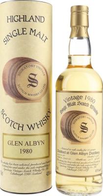 Glen Albyn 1980 SV Vintage Collection Oak Casks 2950 2951 43% 700ml