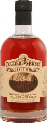 Collier and McKeel Tennessee Whisky American Oak 43% 750ml
