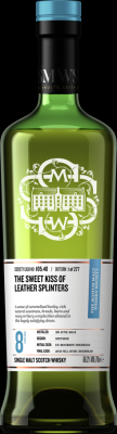 Tormore 2012 SMWS 105.40 The sweet KISS of complexity ex bourbon HH 2nd fill HT medium char HH 66.2% 750ml