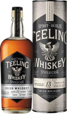 Teeling 15yo Single Cask Cognac #16615 Tudor House Ltd. 25th Anniversary 56.2% 700ml