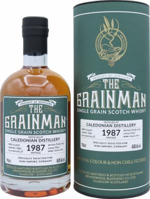 Caledonian 1987 MBl The Grainman Bourbon Octave #1690 Alba Import 48.8% 700ml