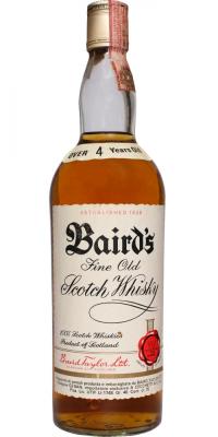 Baird's 4yo BTL Cachetti Import 40% 750ml