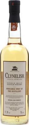 Clynelish Available only at the Distillery Natural Cask Strength Ex-Bourbon 57.3% 700ml