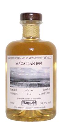 Macallan 1997 Fs 916 59.3% 500ml