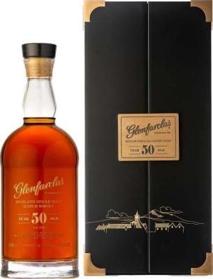 Glenfarclas 50yo Sherry to commemorate the 50th anniversary of chairman John Grant 1st starting in the industry 50% 700ml