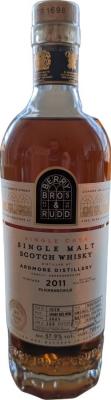 Ardmore 2011 BR Hogshead + Shabo Red Wine Finish Flickenschild Whizita 57.9% 700ml